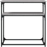 vidaXL Konzolna mizica siva sonoma 75x35,5x75 cm inženirski les | Shoptok.si