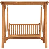 vidaXL gugalna klop 170 cm trdna tikovina | Shoptok.si