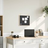 vidaXL Ploča za pisanje s crnim okvirom od punog borovine 40x40 cm | shoptok.hr