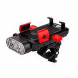 Yiwu Moon Star punjiva led lampa za bicikl sa sirenom i nosačem YW17417-4645