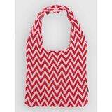 Blue Tomato Crochet Tote Bag red zigzag | shoptok.hr