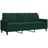  2-dijelni set sofa s jastucima tamnozeleni baršunasti | shoptok.hr