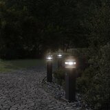  Vanjska podne svjetiljke sa senzorom crne 50 cm aluminijske | shoptok.hr