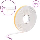  Samoljepljiva pjenasta traka Bijela 20mm x 10m CR pjena | shoptok.hr