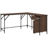  Radni stol smeđa boja hrasta 141x141x75 cm konstruirano drvo | Eponuda.ba