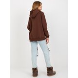 Och Bella Sweatshirt-TW-BL-BL-1003.95P-dark brown | shoptok.hr