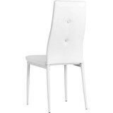 vidaXL Jedilni stoli 4 kosi belo umetno usnje | Shoptok.si