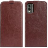 INORCO Navpična preklopna torbica za telefon Nokia C32, PU usnjen ovitek za mobilni telefon, odporen na padce, z režami za kartice, (22033497) Cene