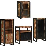 vidaXL Komplet pohištva za kopalnico 4 pcs Trden recikliran les | Shoptok.si