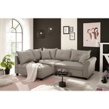 Livetastic KOTNA SEDEŽNA GARNITURA, tkanina peščene barve | Shoptok.si