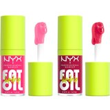 NYX Professional Makeup Home Alone Fat Oil Trio poklon set za usne nijansa 03 1 kom | shoptok.hr