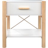  Noćni ormarići 2 kom bijeli 42x38x45 cm od konstruiranog drva | shoptok.hr