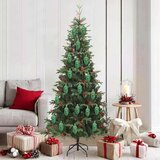 vidaXL Dekoracija božičnega drevesa 40 pcs Zelena | Shoptok.si