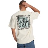 Quiksilver Funkcionalna majica 'Serenity Splash' bež / turkizna / črna | Shoptok.si