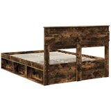  Konstrukcija postelje z vzglavjem Dimljeni oreh 140 x 200 cm, (5000104136) | Shoptok.si
