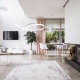 Toolight Stropna viseća svjetiljka prsten moderna LED + daljinski upravljač APP392-CP bijeli | shoptok.hr
