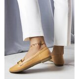 Gemre Beige Loafers with Gold Decoration Regina | shoptok.hr