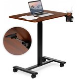 ModernHome mobilni podesivi stol za laptop 70 × 48 cm – podešavanje visine 71,5–112 cm, smeđi | shoptok.hr