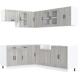  11-dijelni set kuhinjskih ormarića Lucca konstruiranog drva | shoptok.hr