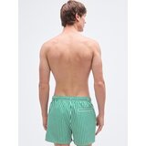 Calvin Klein Swimwear Kratke kopalne hlače zelena / bela | Shoptok.si