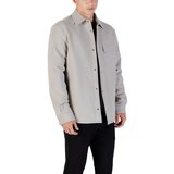 Antony Morato Srajce z dolgimi rokavi REGULAR FIT WITH LOGOED METAL BADGE MMSL00772-FA600297 Siva | Shoptok.si