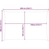  Jedro za sunce Žuta i bijela 6 x 4 m 100% poliester Oxford | shoptok.hr