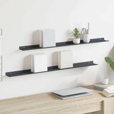  Polica na zidu s policom Zidne 2 pcs Antracit 100 x 9 x 2 5 cm - Antracit 100 x 9 cm 2 | shoptok.hr