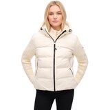 Superdry Jakne Cable Knit Sleeve Hybrid 263MSDW5012160A Bela Cene