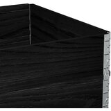  Okviri za palete 2 kom crni 120 x 80 cm od masivne borovine | Eponuda.com