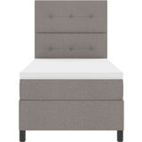  Kutija Proljetni Krevet s Madracem Taupe 100x200 cm Tkanina | shoptok.hr