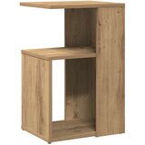 vidaXL Stranska mizica artisan hrast 36x30x56 cm inženirski les | Shoptok.si