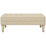  Klupa s jastukom Krema 113 x 57 x 39 cm tkanina | Eponuda.com