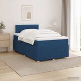  Boxspring krevet s madracem Plava 120 x 190 cm Tkanina | shoptok.hr