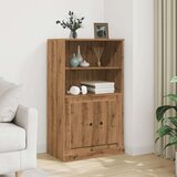 vidaXL Visoka omara artisian hrast 60x35,5x103,5 cm inženirski les | Shoptok.si