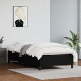Maison Chic Posteljni okvir - Enojna postelja - Postelja za odrasle črn 100x200 cm umetno usnje-J8338, (21772464) | Shoptok.si