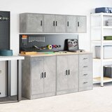  Garažni zidni ormarići 2 kom od konstruiranog drva | shoptok.hr