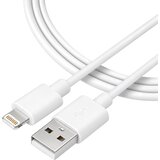 TACTICAL Smooth Thread USB-A v Lightning kabel bele barve dolžine 30cm | Shoptok.si