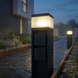  Spoljašnja lampa sa 2 utičnicama VESPER 1xG9/5W/230V IP54 30 cm crna | Eponuda.com