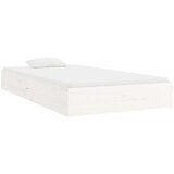  Okvir za krevet od masivnog drva bijeli 100 x 200 cm | shoptok.hr