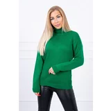 Kesi Sweater with a turtleneck light green