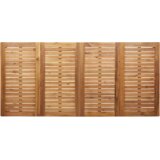 vidaXL 7-delni set za obedovanje Solid Wood Teak, zunanja jedilna miza 180x90x75 cm Solid Wood Teak, zložljivi vrtni stoli 2 kosa Solid Wood Teak in jeklo, zložljivi vrtni stoli 4 kosa Solid Wood Teak in jeklo | Shoptok.si