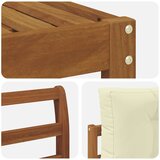  Set vanjskih sofa 8 kom. Prirodna i krem Smeđa 408 x 250 x 73 cm | shoptok.hr
