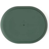 Petite&Mars silikonski ovalni tanjur s odjeljcima i vakuumom 6 m+ Take&Match, Misty Green | shoptok.hr