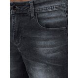 DStreet Jeansy męskie krótkie ciemnoszare | shoptok.hr
