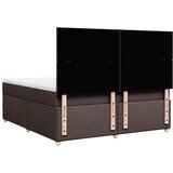  Krevet s oprugama i madracem tamnosmeđi 180x200 cm tkanina | shoptok.hr