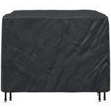 vidaXL Prevleka za zunanje pohištvo Črna 135 x 135 x 90 cm 210D | Shoptok.si