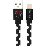 Disney USB kabl za iPhone Minnie Dots IP, Lightning, Crni | Eponuda.ba