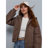 Sinsay Prošivena jakna s kapuljačom | shoptok.hr
