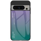 INORCO Gradient barvni ovitek za Google Pixel 8 Pro, kaljeno steklo+PC+TPU hibridni ovitek za telefon, (22036627) Cene