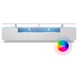 Klarstein blumfeldt Perth Lowboard TV omarica, LED, 3 police, bela Cene